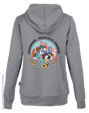 Retro Sisterhood Pull-over Hoodie